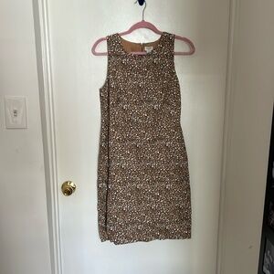JCrew Leopard Print Dress